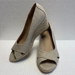Charter Club Toniie
Beige Peep Toe
Wedge Slip On Shoes